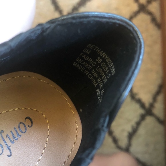 Comfortview black Bethany Shoe - Picture 9 of 10